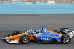 Скотт Диксон, Chip Ganassi Racing Honda, с установленной системой «аэроскрин»