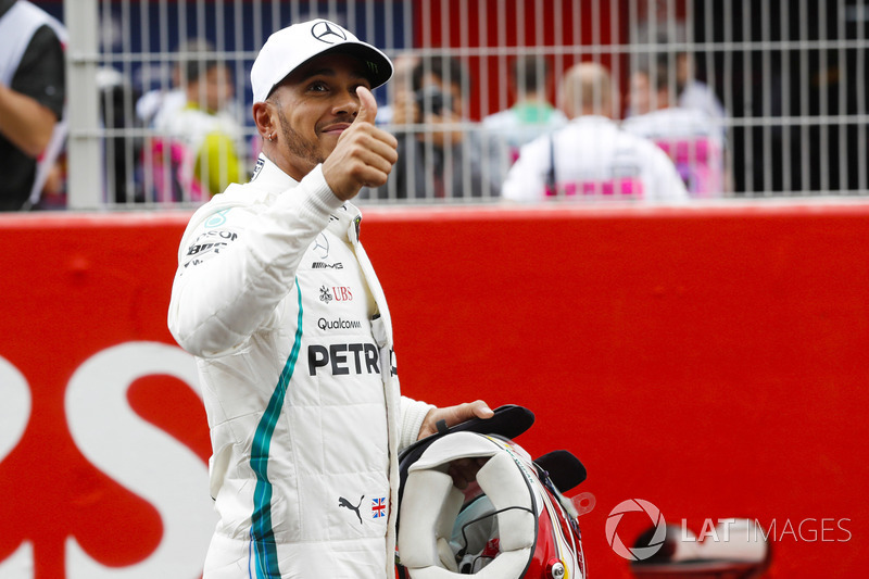 Обладатель поула Льюис Хэмилтон, Mercedes AMG F1