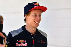 Brendon Hartley, Scuderia Toro Rosso lors de la parade des pilotes