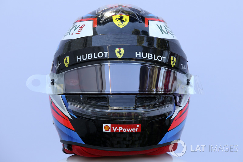 Kimi Raikkonen, Ferrari helmet