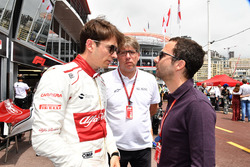 Charles Leclerc, Sauber e Nicolas Todt, Manager