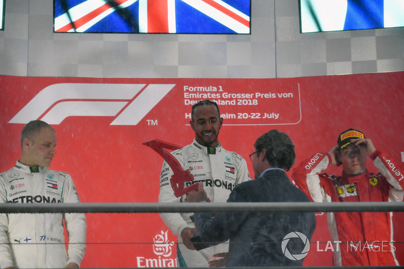 El ganador: Lewis Hamilton, Mercedes-AMG F1