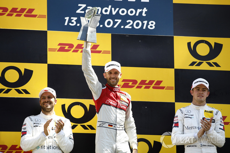 Подіум: Рене Раст, Audi Sport Team Rosberg, друге місце Гері Паффетт, Mercedes-AMG Team HWA, третє місце Пол ді Реста, Mercedes-AMG Team HWA