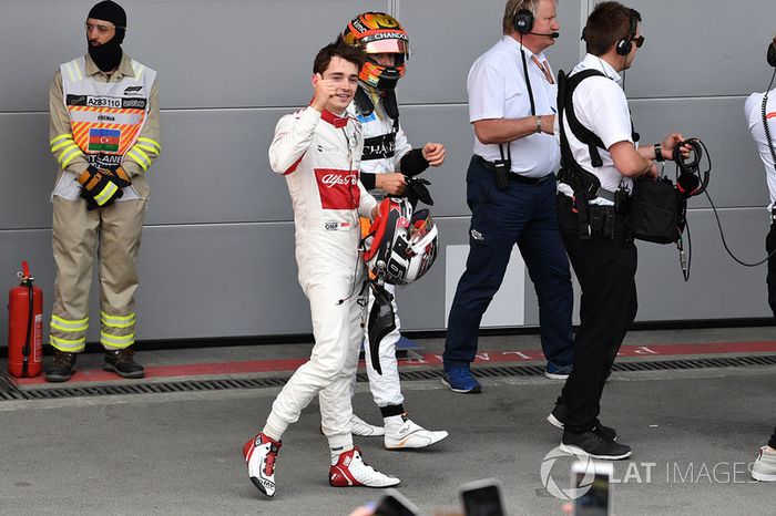 Charles Leclerc, Sauber celebra