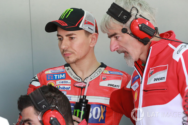 Jorge Lorenzo, Ducati Team, Gigi Dall'Igna, Ducati Team General Manager