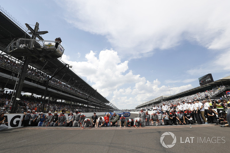 Team Penske Chevrolet team kust de stenen