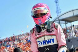 Esteban Ocon, Force India F1 in parc ferme