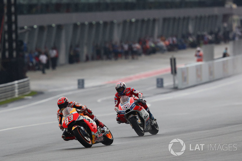 Marc Marquez, Repsol Honda Team, Andrea Dovizioso, Ducati Team