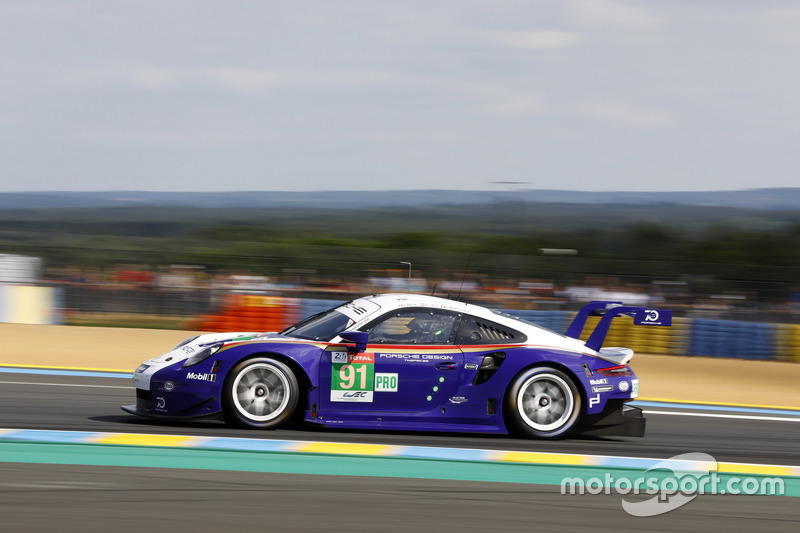 #91 Porsche GT Team Porsche 911 RSR: Richard Lietz, Gianmaria Bruni, Frédéric Makowiecki