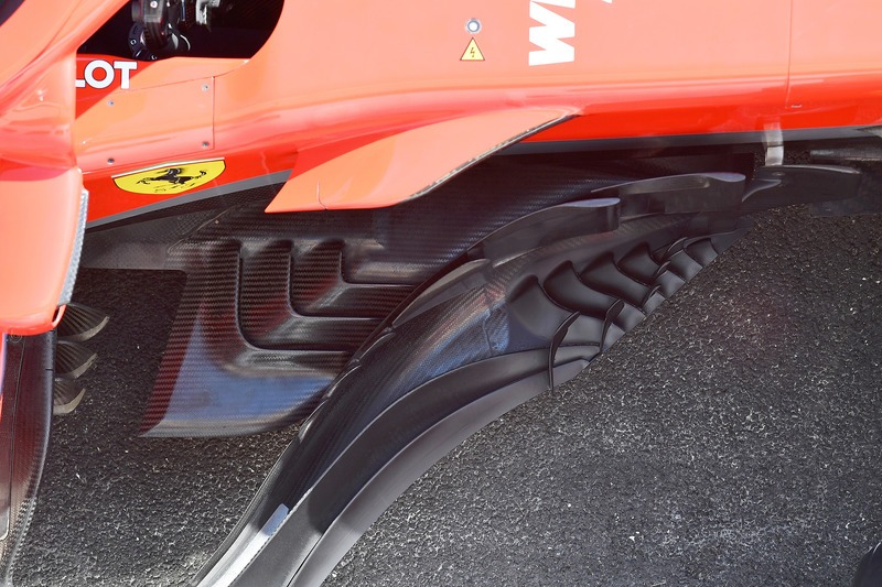 Bargeboard del Ferrari SF71H