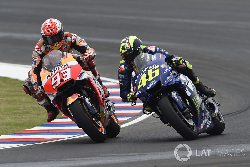 Crash: Marc Marquez, Repsol Honda Team, Valentino Rossi, Yamaha Factory Racing