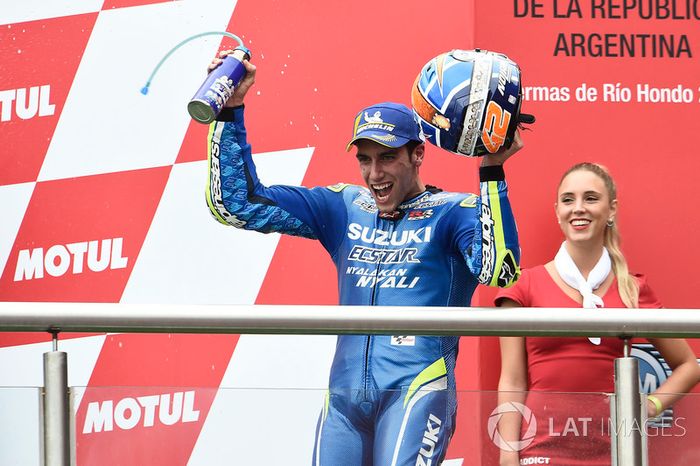 Tercer puesto Alex Rins, Team Suzuki MotoGP