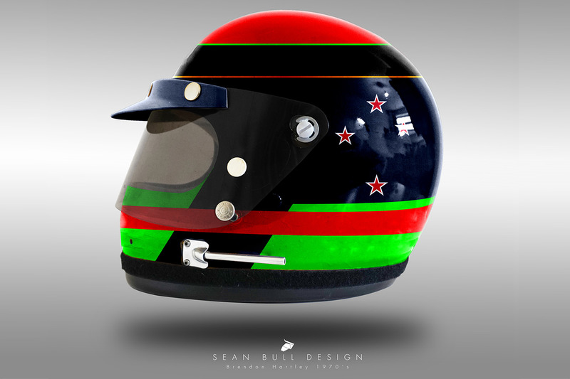 Casco concepto 1970 de Brendon Hartley