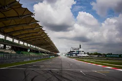 The Sepang pit straight