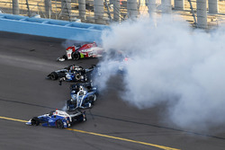Mikhail Aleshin, Schmidt Peterson Motorsports Honda, crash