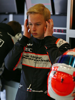 Nikita Mazepin, Sahara Force India F1 Team, Testfahrer
