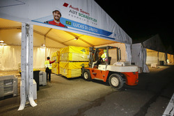 Il box di Lucas Di Grassi, Abt Schaeffler Audi Sport