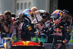 2. Platz Max Verstappen, Red Bull Racing und Sieger Daniel Ricciardo, Red Bull Racing