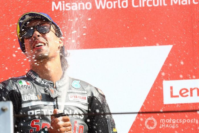 Podio: ganador Franco Morbidelli, Petronas Yamaha SRT