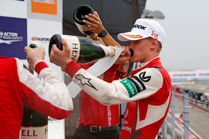 Podium: Mick Schumacher, PREMA Theodore Racing Dallara F317 - Mercedes-Benz