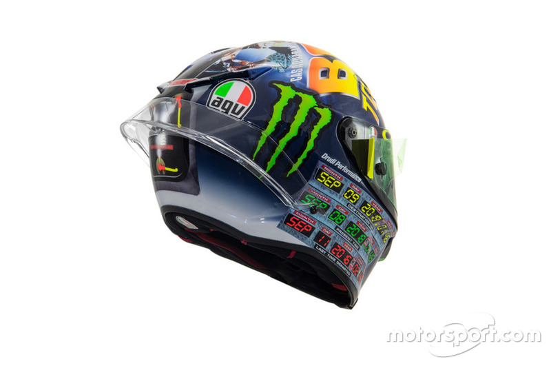 Helm van Valentino Rossi, Yamaha Factory Racing