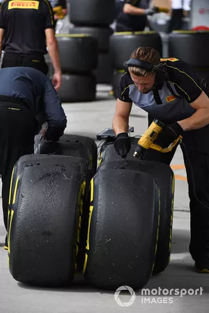 Pirelli engineers and Pirelli tyres