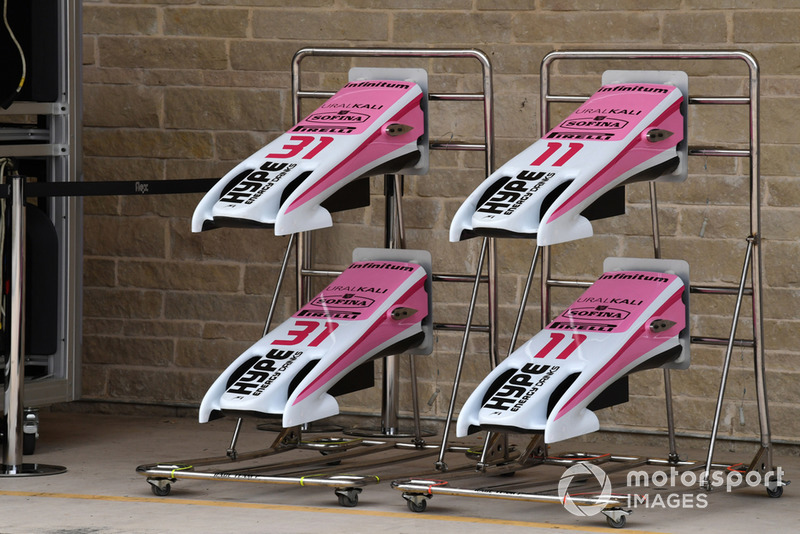 Racing Point Force India VJM11 noses