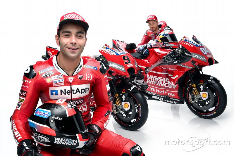 Andrea Dovizioso en Danilo Petrucci, Ducati Team