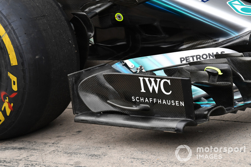 Mercedes-AMG F1 W09 EQ Power+, első szárny, részlet