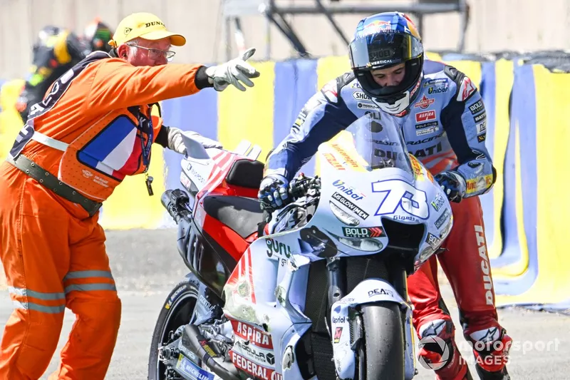Alex Marquez, Gresini Racing crash