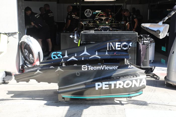 Detalle carrocería Mercedes W14