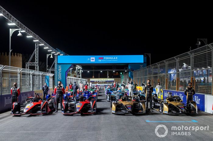Los coches de Sebastien Buemi, Nissan e.Dams, Nissan IMO2, Oliver Rowland, Nissan e.Dams, Nissan IMO2, Jean-Eric Vergne, DS Techeetah, DS E-Tense FE20, Antonio Felix da Costa, DS Techeetah, DS E-Tense FE20