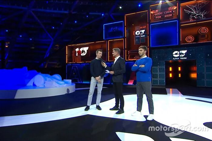 Daniil Kvyat, Pierre Gasly, e David Coulthard