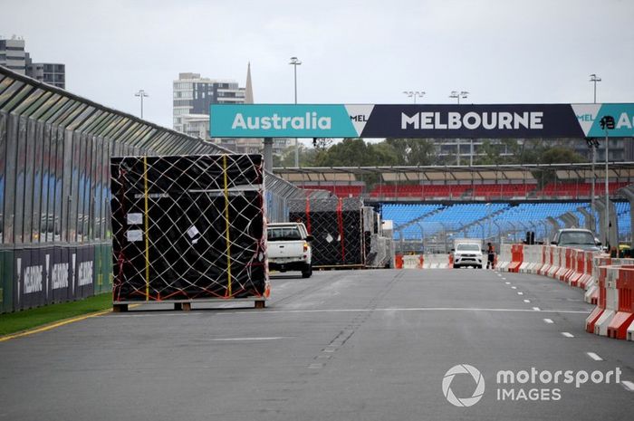 Llegada del material