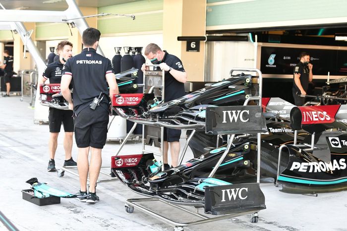 Alerón delantero del Mercedes AMG W12