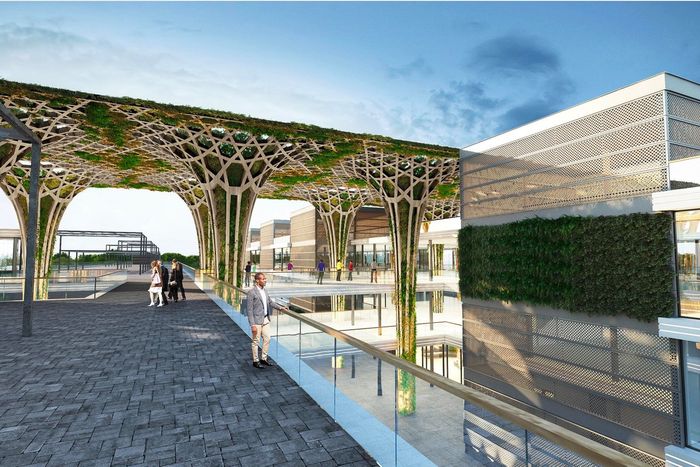 Instalaciones de los equipos para el Gran Premio de Arabia Saudí