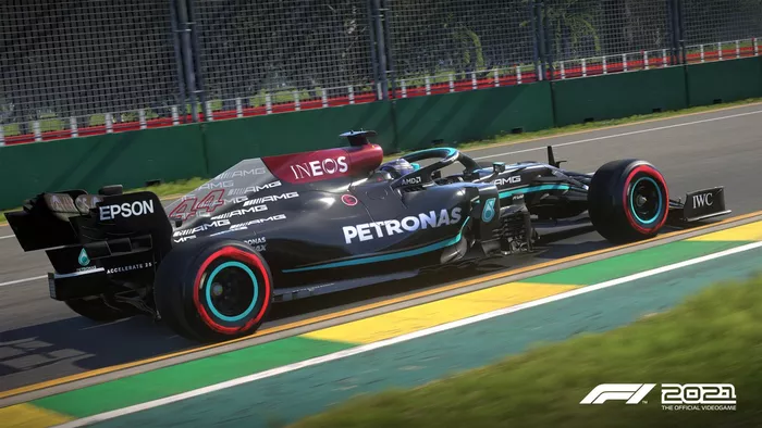 Captura de pantalla del videojuego F1 2021