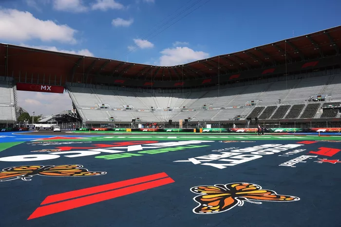A general view inside the stadium section