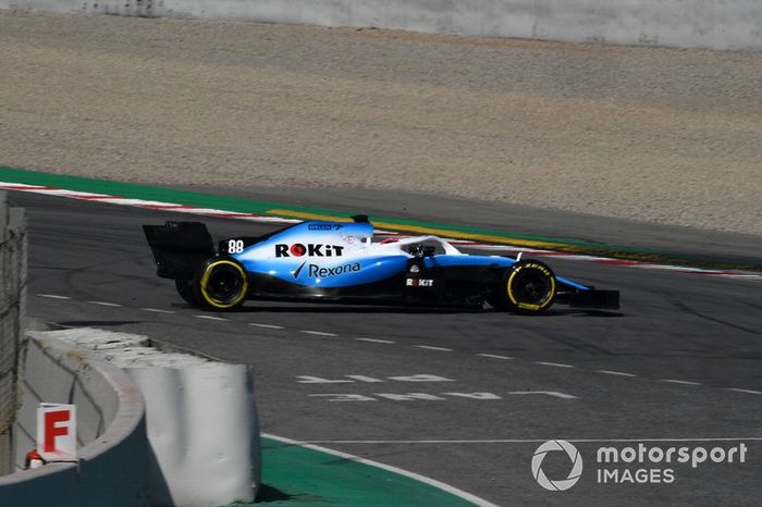 Trompo de Robert Kubica, Williams FW42