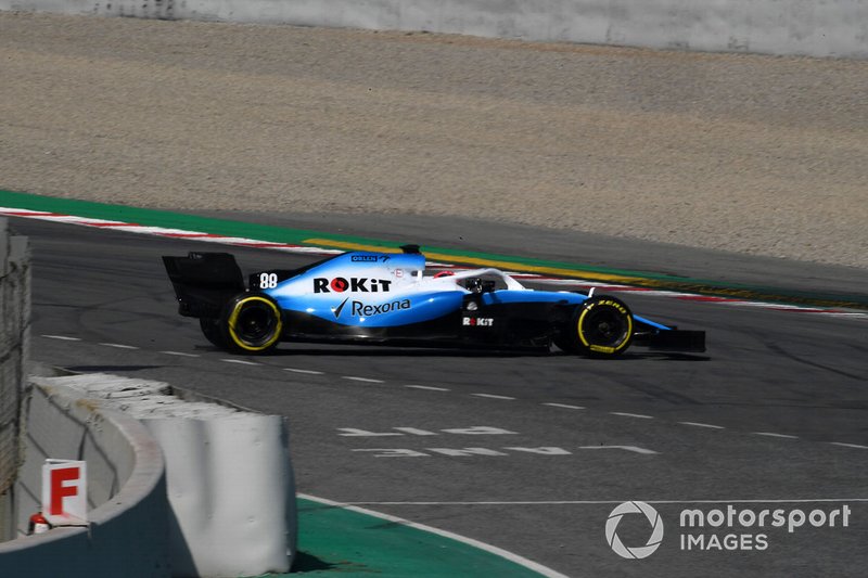 Robert Kubica, Williams FW42, in testacoda