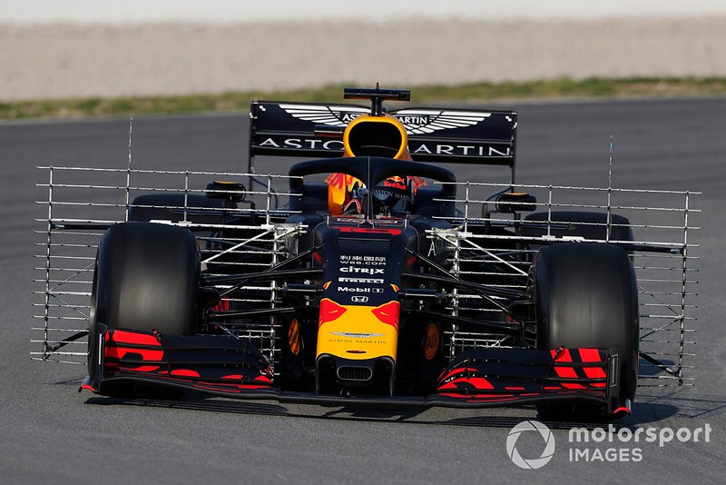 El Red Bull Racing RB15 con sensores aerodinámicos