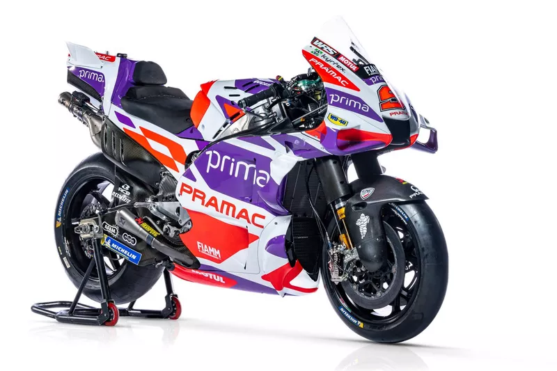 La Ducato Desmosedici GP23 de Pramac l'équipe Pramac