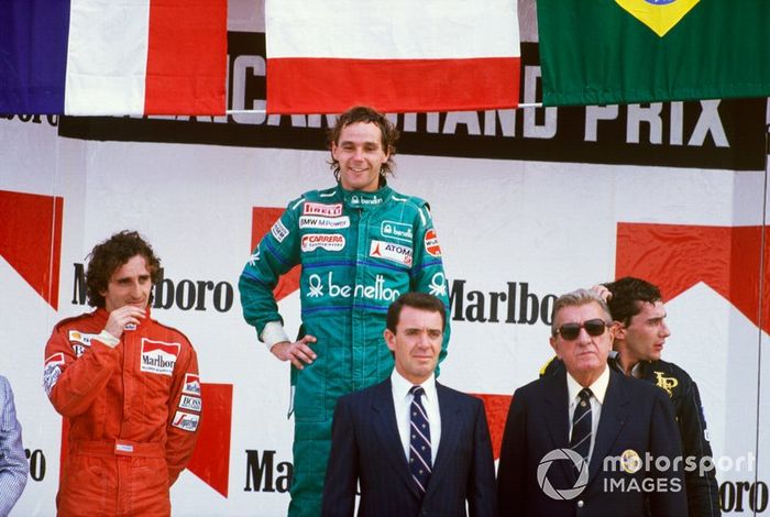 9. Gerhard Berger-Alain Prost-Ayrton Senna: 7