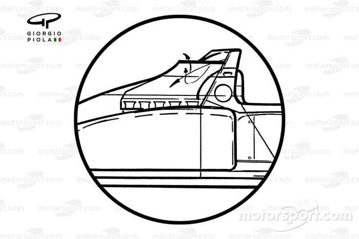 Detalle del corte en el airbox