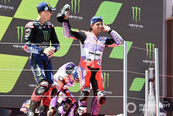 Podio: segundo lugar Jorge Martin, Pramac Racing