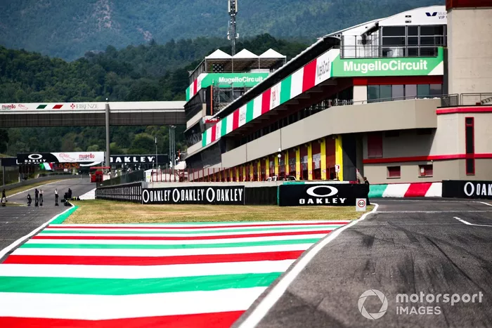 Vista general del circuito de Mugello