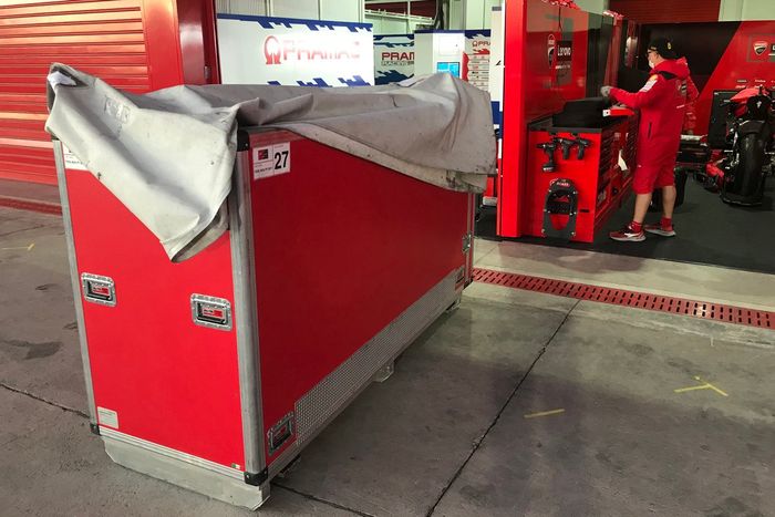 El garaje de Ducati Team