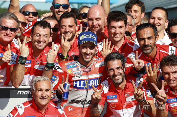 Ganador, Andrea Dovizioso, Ducati Team