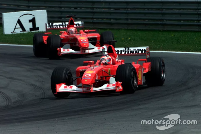 2002: Ferrari, vice-campeão (77 pts)
