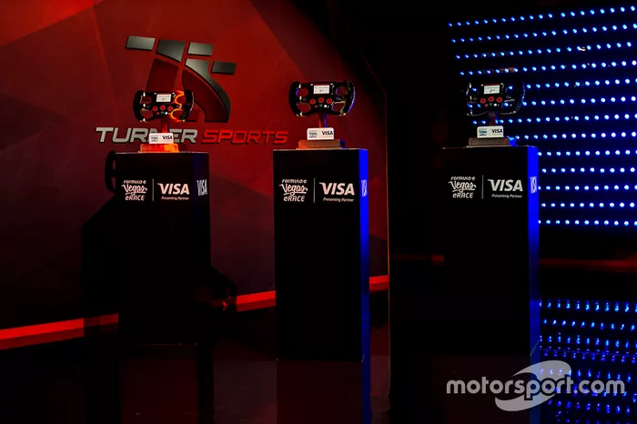 Trofeos en el escenario